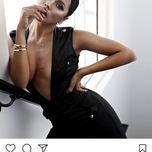 Jlux Label Sherine Satin Jumpsuit !!